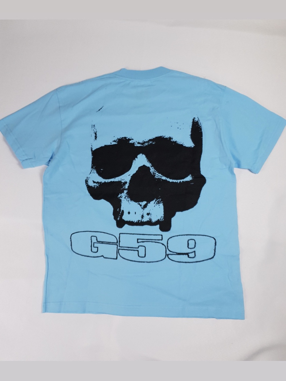 G59 Suicideboys Grey Day Tour Skull Logo Blue Tee Size Medium Mint Condition